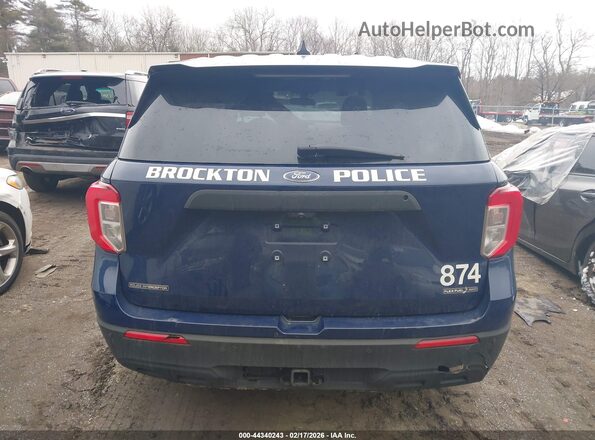 1FM5K8AB2PGA01243 2023 FORD POLICE INTERCEPTOR Синий Вид задней части салона