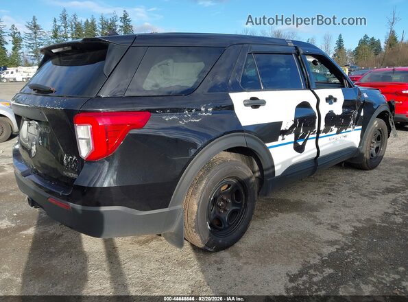 1FM5K8AB3LGA97975 2020 FORD POLICE INTERCEPTOR Черный Задняя правая четверть