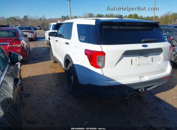 1FM5K8AB4MGA17665 2021 FORD POLICE INTERCEPTOR White Tył lewy