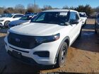 2021 Ford Police Interceptor Utility   White vin: 1FM5K8AB4MGA17665