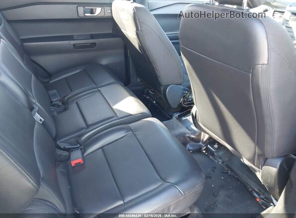 1FM5K8AB4MGA17665 2021 FORD POLICE INTERCEPTOR White Widok naklejki z numerem VIN