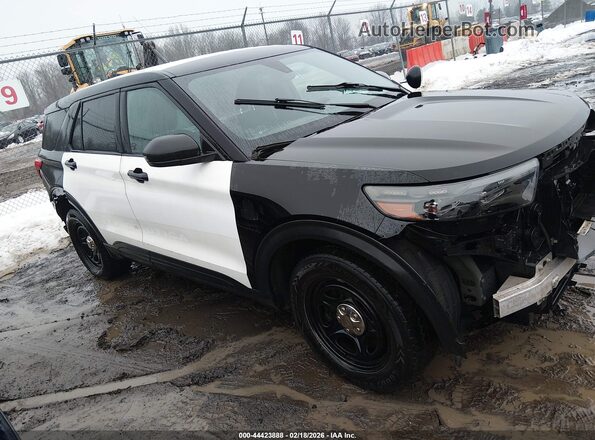 1FM5K8AB5LGA82894 2020 FORD POLICE INTERCEPTOR Черный Передняя правая четверть
