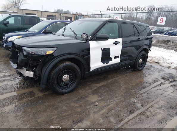 1FM5K8AB5LGA82894 2020 FORD POLICE INTERCEPTOR Черный Передняя левая четверть