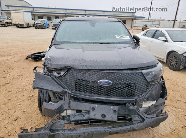 1FM5K8AB5NGC26799 2022 FORD FORD EXPLORER Черный Вид спереди