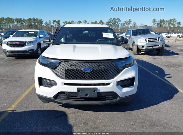 1FM5K8AB6NGC42879 2022 FORD POLICE INTERCEPTOR Белый Вид щитка приборов
