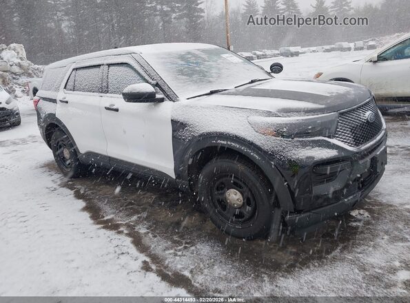 1FM5K8AB7NGA55196 2022 FORD POLICE INTERCEPTOR Черный Передняя правая четверть