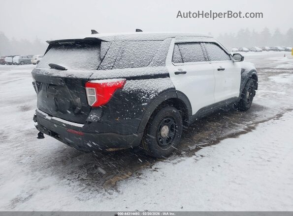 1FM5K8AB7NGA55196 2022 FORD POLICE INTERCEPTOR Черный Задняя правая четверть
