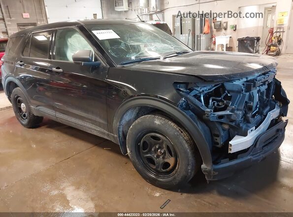 1FM5K8AB9MGA50872 2021 FORD POLICE INTERCEPTOR Black Delantero derecho