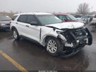 2021 Ford Police Interceptor Utility   White vin: 1FM5K8AC1MGC21011