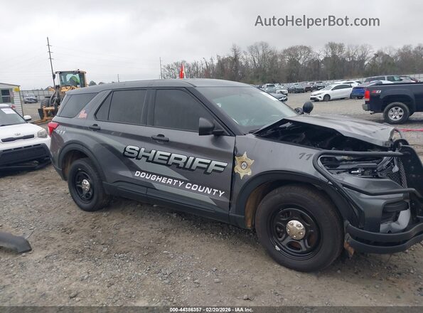 1FM5K8AC1RGA69366 2024 FORD POLICE INTERCEPTOR Серый Передняя правая четверть