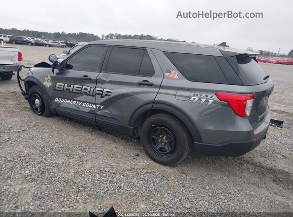 1FM5K8AC1RGA69366 2024 FORD POLICE INTERCEPTOR Серый Задняя левая четверть