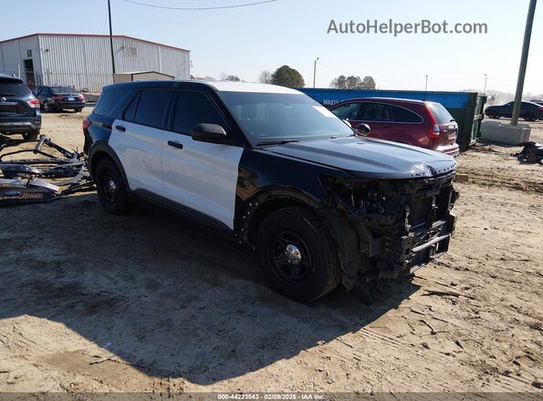 1FM5K8AC6MNA04890 2021 FORD POLICE INTERCEPTOR Черный Передняя правая четверть