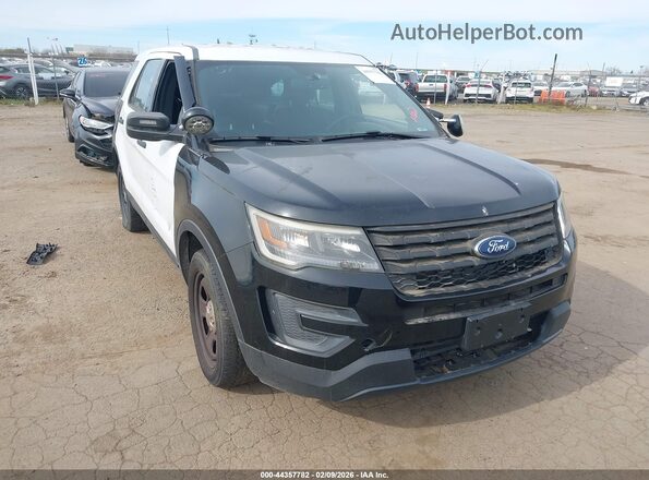 1FM5K8AR0HGD59228 2017 FORD UTILITY POLICE INTERCEPTOR Черный Передняя правая четверть
