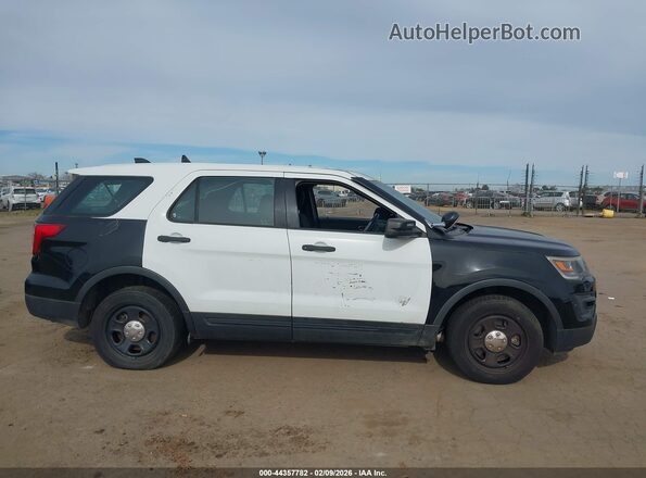 1FM5K8AR0HGD59228 2017 FORD UTILITY POLICE INTERCEPTOR Черный Вид задней части салона