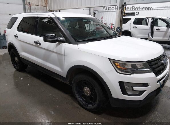 1FM5K8AR0JGC56655 2018 FORD POLICE INTERCEPTOR White Delantero derecho