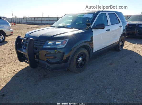 1FM5K8AR1JGA84605 2018 FORD POLICE INTERCEPTOR Черный Передняя левая четверть