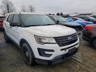 2019 Ford Explorer Police Interceptor Белый vin: 1FM5K8AR1KGA16953