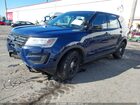2016 Ford Utility Police Interceptor   Синий vin: 1FM5K8AR8GGD05805