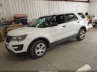 2017 Ford Utility Police Interceptor   Белый vin: 1FM5K8AR8HGD14957