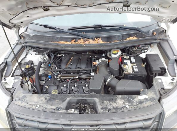 1FM5K8AR8HGE25864 2017 FORD UTILITY POLICE INTERCEPTOR Белый Вид сзади