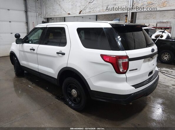 1FM5K8AR9JGC56654 2018 FORD POLICE INTERCEPTOR Белый Задняя левая четверть