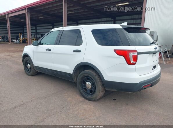 1FM5K8ARXHGA04793 2017 FORD UTILITY POLICE INTERCEPTOR Белый Задняя левая четверть