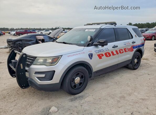 1FM5K8AT0GGC36474 2016 FORD FORD EXPLORER Серебряный Передняя левая четверть