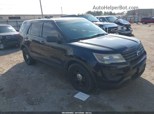 1FM5K8AT2HGE01622 2017 FORD UTILITY POLICE INTERCEPTOR Черный Передняя правая четверть