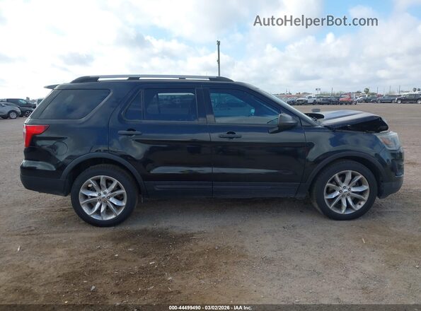 1FM5K8AT4HGA36926 2017 FORD UTILITY POLICE INTERCEPTOR Black Widok wnętrza z tyłu