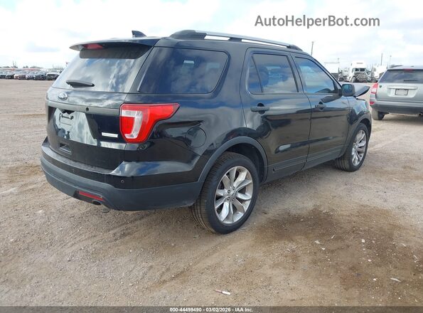 1FM5K8AT4HGA36926 2017 FORD UTILITY POLICE INTERCEPTOR Black Tył prawy