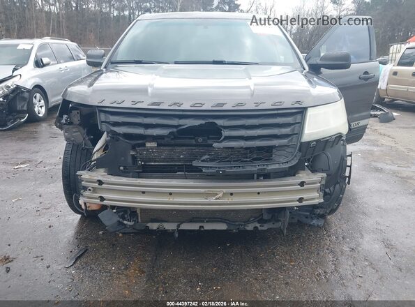 1FM5K8AT6GGA97094 2016 FORD UTILITY POLICE INTERCEPTOR Gray Widok z przodu