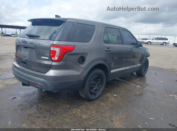 1FM5K8AT6GGA97094 2016 FORD UTILITY POLICE INTERCEPTOR Gray Tył prawy