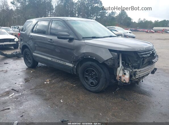 1FM5K8AT6GGA97094 2016 FORD UTILITY POLICE INTERCEPTOR Gray Przód prawy