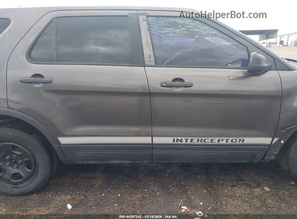 1FM5K8AT6GGA97094 2016 FORD UTILITY POLICE INTERCEPTOR Gray Widok wnętrza 360 stopni