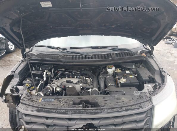 1FM5K8AT6GGA97094 2016 FORD UTILITY POLICE INTERCEPTOR Gray Widok z tyłu