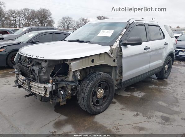 1FM5K8AT9GGA46883 2016 FORD UTILITY POLICE INTERCEPTOR Серый Передняя левая четверть