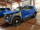 2022 Ford Explorer Police Interceptor Blue vin: 1FM5K8AW3NNA07225