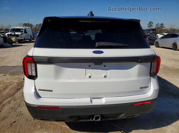 1FM5K8AW7SGA32192 2025 FORD FORD EXPLORER White Widok z tyłu