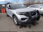 2020 Ford Police Interceptor Utility   Silver vin: 1FM5K8AW9LGA95585
