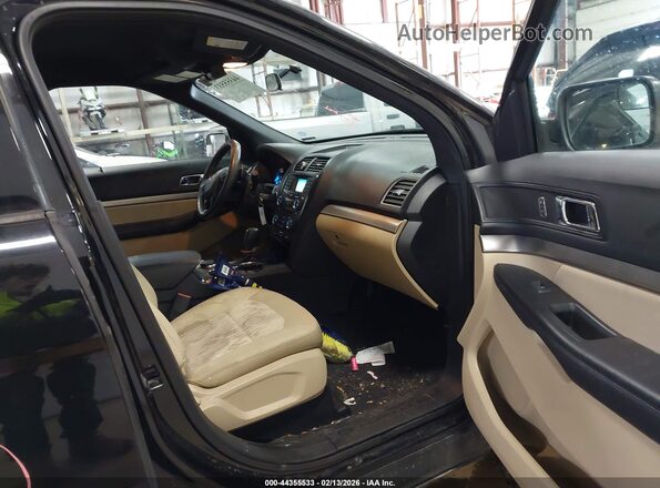 1FM5K8B85HGC63567 2017 FORD FORD EXPLORER Черный Вид салона спереди