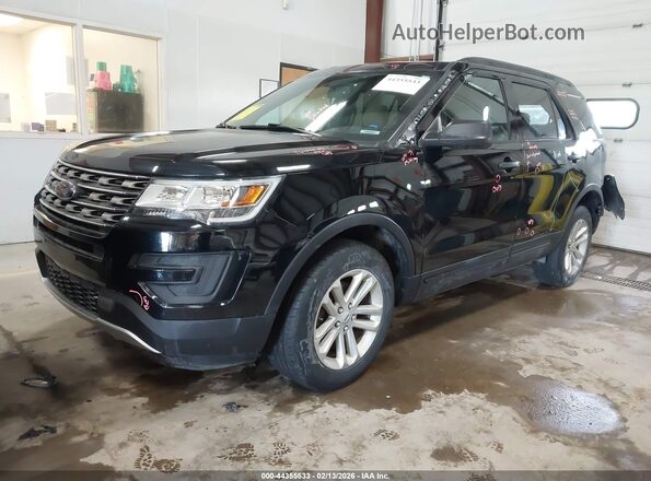 1FM5K8B85HGC63567 2017 FORD FORD EXPLORER Черный Передняя левая четверть