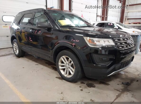 1FM5K8B85HGC63567 2017 FORD FORD EXPLORER Черный Передняя правая четверть