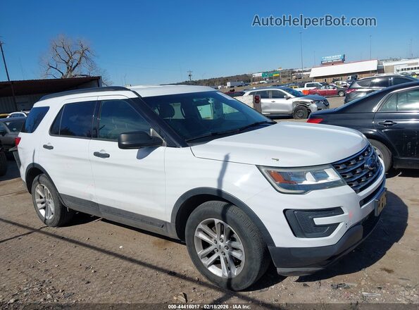 1FM5K8B86GGA81763 2016 FORD FORD EXPLORER Белый Вид задней части салона