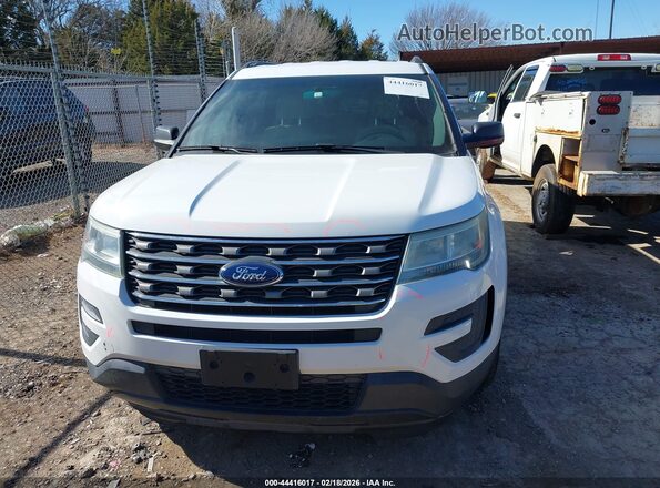 1FM5K8B86GGA81763 2016 FORD FORD EXPLORER Белый Вид щитка приборов