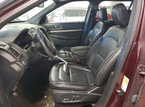 1FM5K8D83JGA65881 2018 FORD FORD EXPLORER Red Front interior view