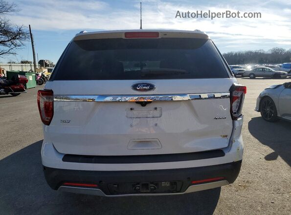 1FM5K8D86KGA82594 2019 FORD FORD EXPLORER Белый Вид сзади