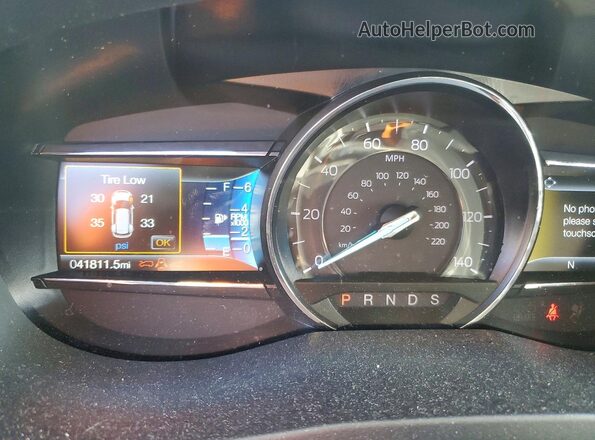 1FM5K8D86KGA82594 2019 FORD FORD EXPLORER Белый Вид щитка приборов