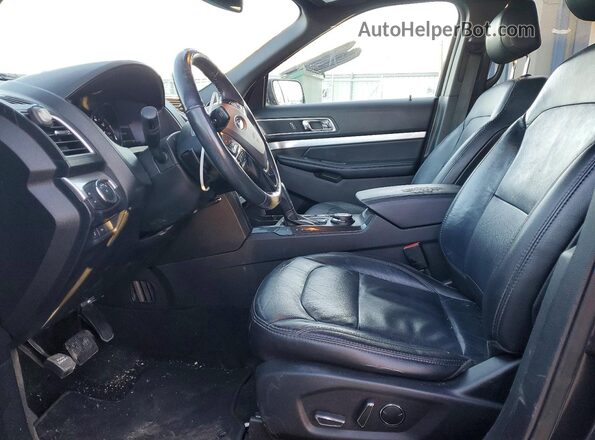 1FM5K8D87HGD12247 2017 FORD FORD EXPLORER Black Vista interior delantera