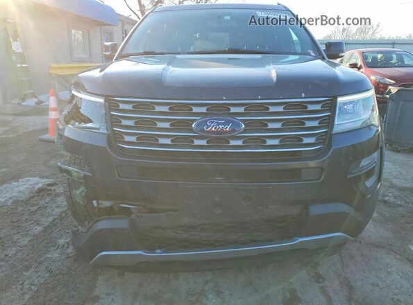 1FM5K8D87HGD12247 2017 FORD FORD EXPLORER Black Vista frontal