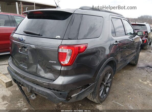 1FM5K8D88JGC21980 2018 FORD FORD EXPLORER Серый Задняя правая четверть